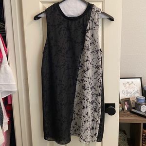 Black and white dress